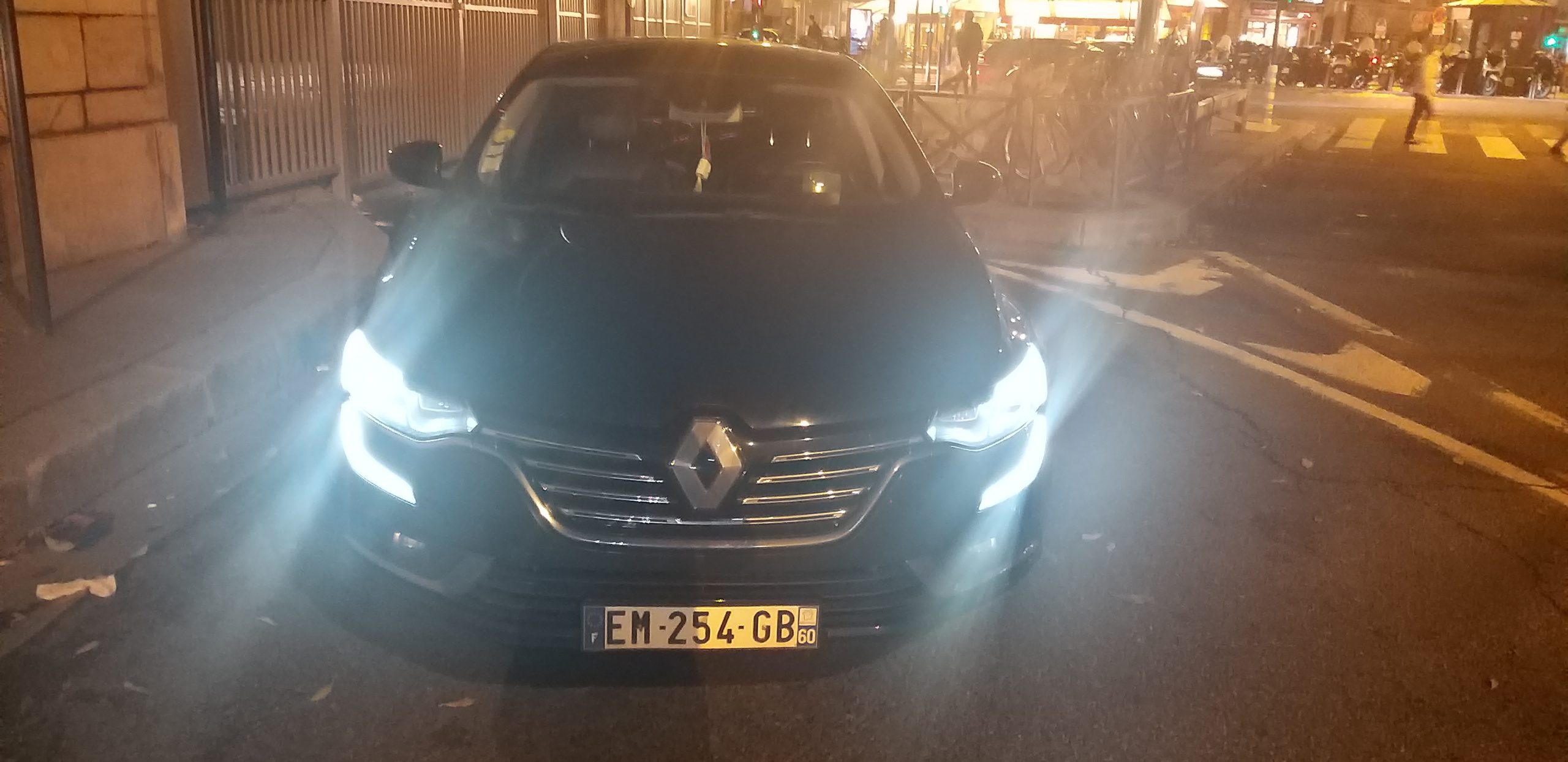 avant du véhicule